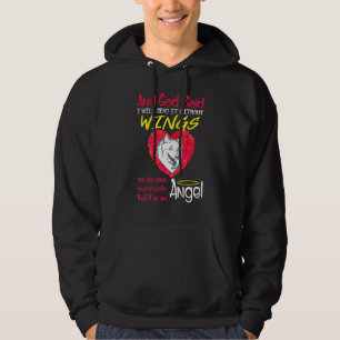 Amerikansk eskimo Angel utan Vingar Pet Hoodie