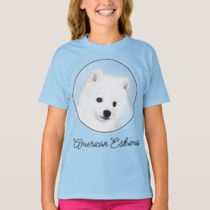 Amerikansk eskimo-Hund - Original Hund Art T- T Shirt