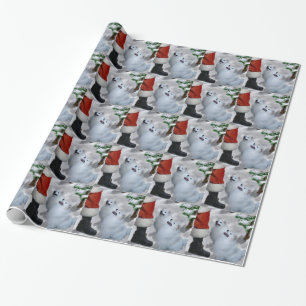 Amerikansk eskimo-jul presentpapper