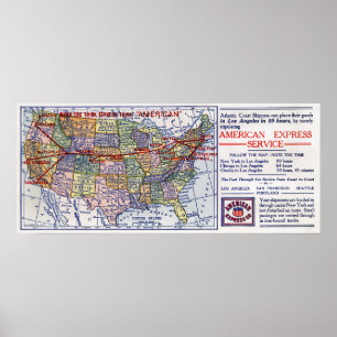 AMERIKANSK EXPRESS SHIPPING POSTER