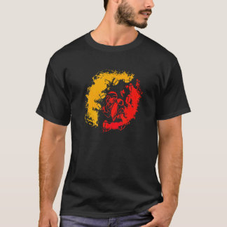 Amerikansk Fantasy Fotbollsspelare Sport Färg Stän T Shirt
