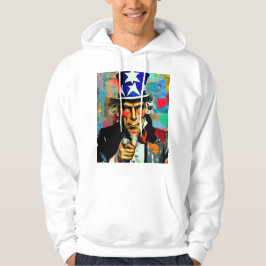 Amerikansk farbror Sam Hoodie