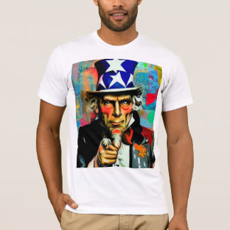 Amerikansk farbror Sam T Shirt