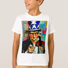 Amerikansk farbror Sam T Shirt