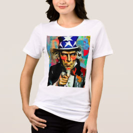 Amerikansk farbror Sam T Shirt