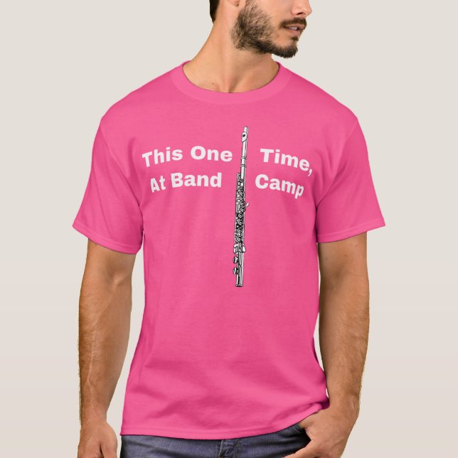 Amerikansk filmcitat den här gången på Band Camp W T Shirt (Framsida)