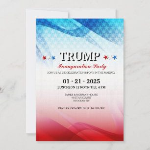 Amerikansk firande invitering till invigning inbjudningar