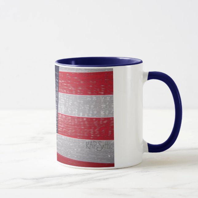 Amerikansk flaggا mugg (Höger)