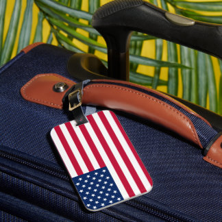 Amerikansk flagg bagagebricka
