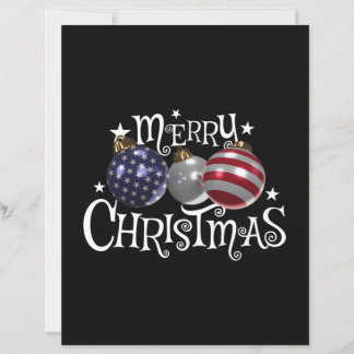 Amerikansk flagg Glädje julgran kulor US Patriotis