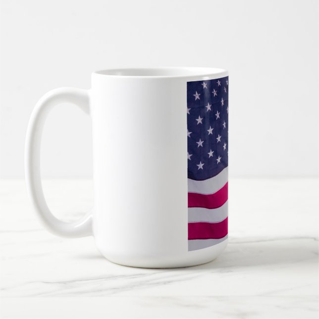 Amerikansk flagg kaffemugg (Vänster)