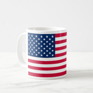 Amerikansk flagg kaffemugg
