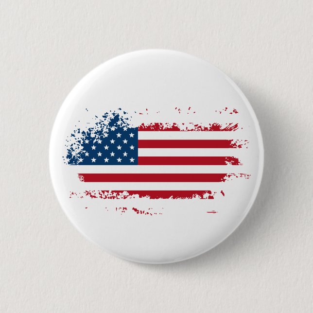 Amerikansk flagg-knapp knapp (Framsida)