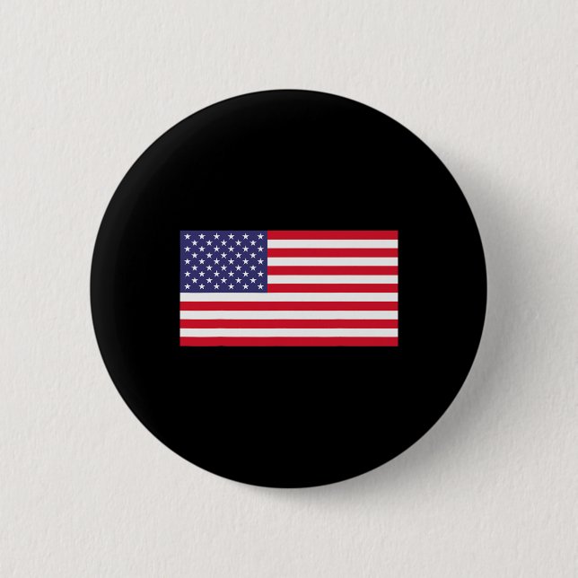 Amerikansk flagg Kvinnor Flickor Barn Män  Knapp (Framsida)