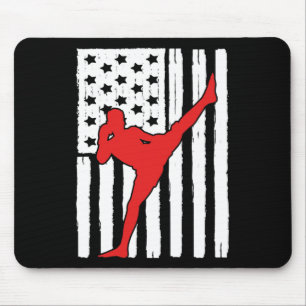 Amerikansk flagg Muay Thai-tema Grafisk design Kic Musmatta
