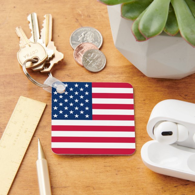 Amerikansk flagg nyckelring (Skrivbord)
