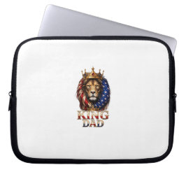 Amerikansk flagg Pappa Lejon  Laptop Fodral