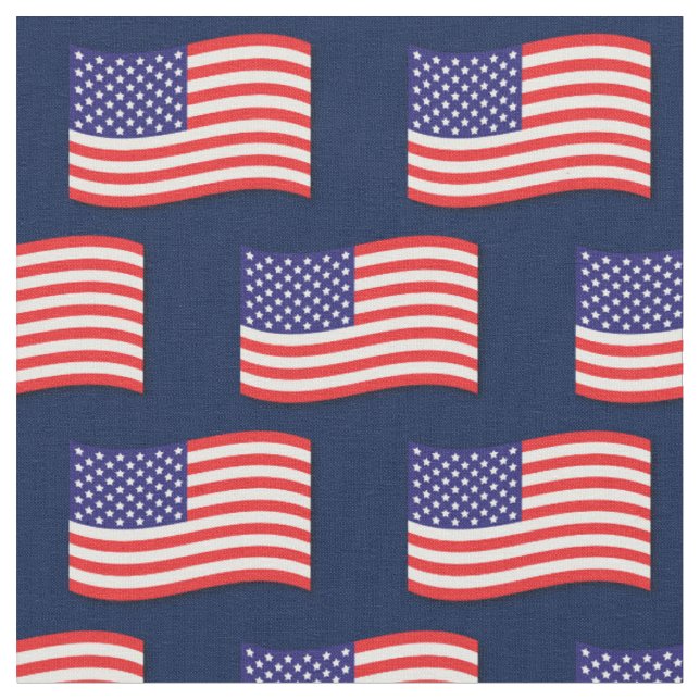 Amerikansk flagg patriotisk 4 juli tyg (Närbild)