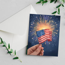 Amerikansk flagg patriotisk fjärde juli