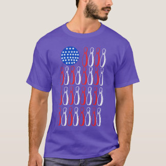 Amerikansk flagg patriotisk patriotisk slående spo t shirt