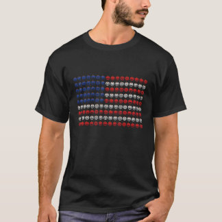 Amerikansk flagg patriotisk Usa Halloween kostym S T Shirt