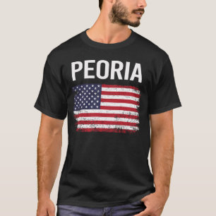 Amerikansk flagg Peoria T Shirt