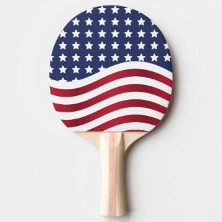 Amerikansk flagg pingis paddel
