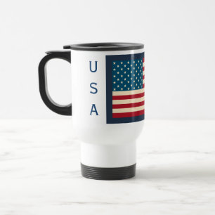 Amerikansk flagg-resecaffe-mugg-gåva resemugg