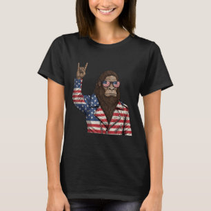 Amerikansk flagg röd vit blå patriotisk 4 juli t shirt