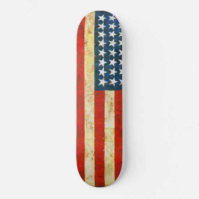 Amerikansk flagg skateboard (Framsida)