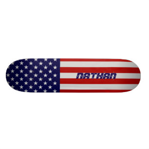 Amerikansk flagg skateboard bräda 21,5 cm