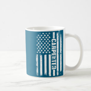 Amerikansk flagg snickare st patricks dag shamrock kaffemugg