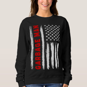 Amerikansk flagg soptrubbförare US USA flagg T Shirt