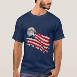 Amerikansk flagg T-shirt USA Amerikas förenta stat