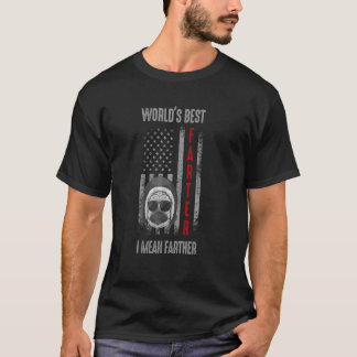 Amerikansk flagg Världens bästa fartyter Bästa Mop T Shirt