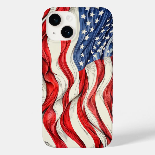Amerikansk flagga (Baksida)