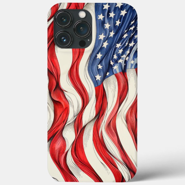 Amerikansk flagga (Baksida)