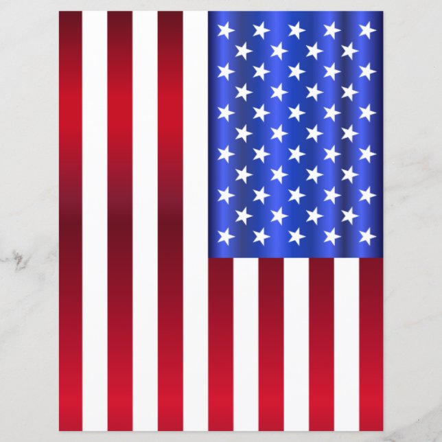 Amerikansk Flagga (Framsida)