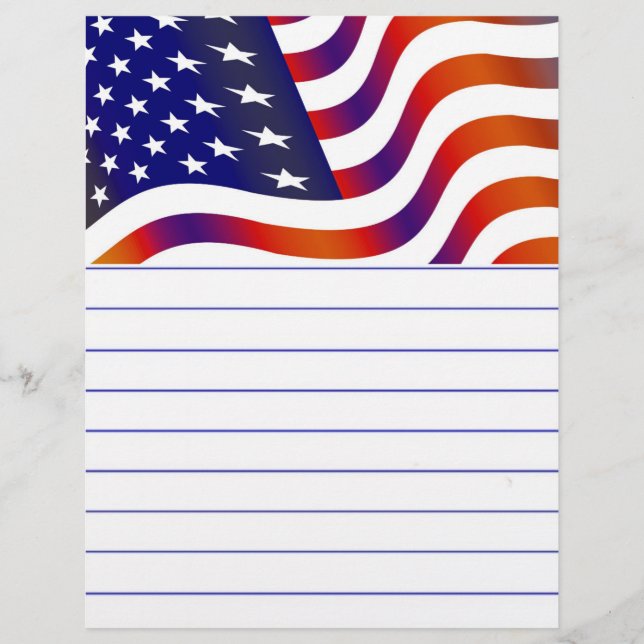 Amerikansk Flagga (Framsida)
