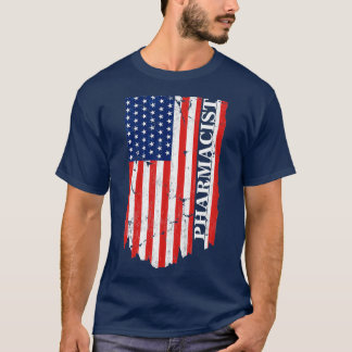 Amerikansk Flagga 4:e gången Gift Patrioti T Shirt