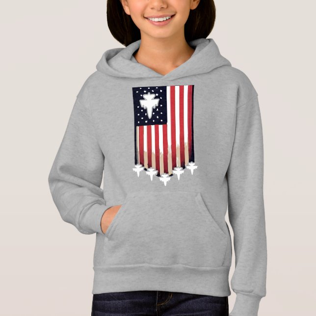Amerikansk flagga 4 juli-65079 t shirt (Framsida)