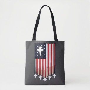 Amerikansk flagga 4 juli-65079 tygkasse