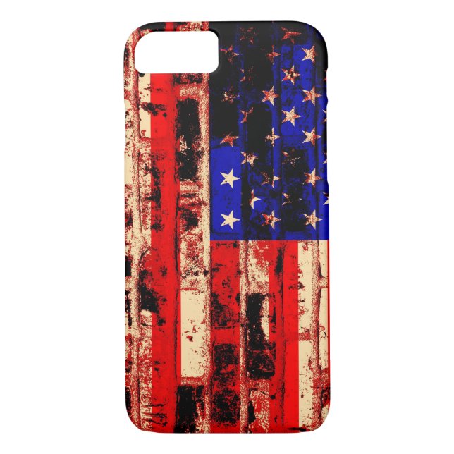 amerikansk Flagga #9 Case-Mate iPhone Skal (Baksida)