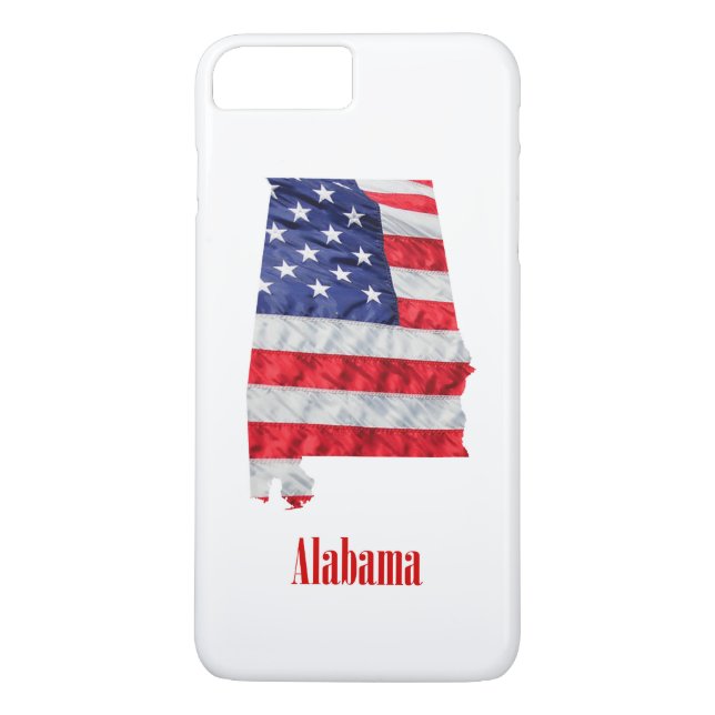 Amerikansk flagga Alabama USA Case-Mate iPhone Skal (Baksida)