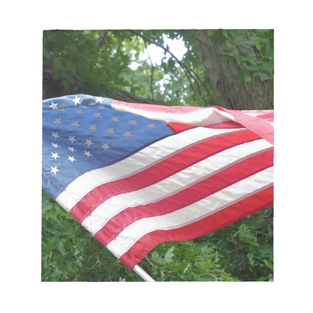Amerikansk Flagga Anteckningsblock (Framsida)