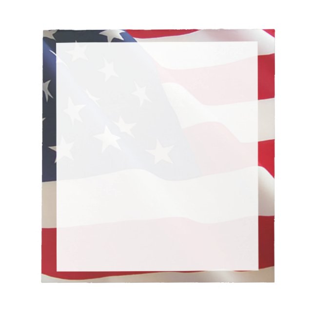 Amerikansk Flagga Anteckningsblock (Framsida)