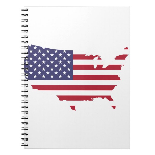 amerikansk flagga anteckningsbok (Framsidan)