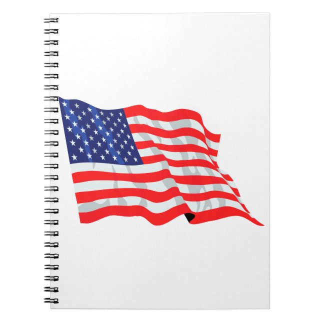 Amerikansk flagga anteckningsbok (Framsidan)