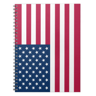 Amerikansk flagga anteckningsbok
