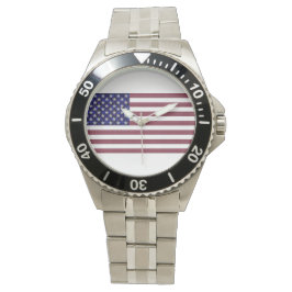 Amerikansk Flagga Armbandsur